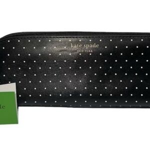 Kate Spade Black Polka Dot Clutch